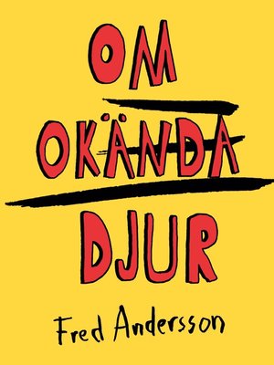 cover image of Om Okända Djur